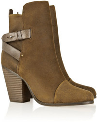 braune Wildleder Stiefeletten von Rag and Bone