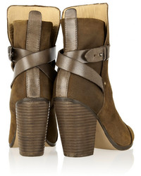 braune Wildleder Stiefeletten von Rag and Bone