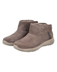 braune Wildleder Stiefeletten von Skechers