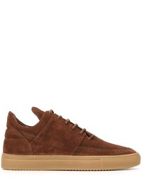 braune Wildleder Turnschuhe von Filling Pieces