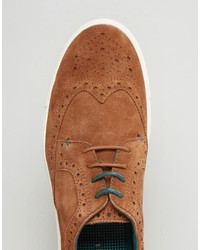 braune Wildleder Turnschuhe von Ted Baker