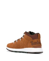 braune Wildlederarbeitsstiefel von Timberland