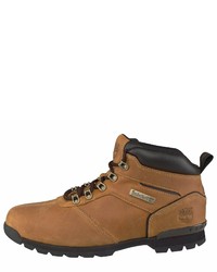 braune Wildlederarbeitsstiefel von Timberland