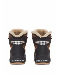 braune Wildlederarbeitsstiefel von Burberry