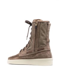 braune Wildlederfreizeitstiefel von Fear Of God