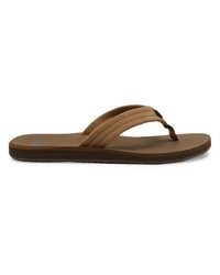 braune Wildledersandalen von Quiksilver