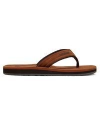 braune Wildledersandalen von Quiksilver