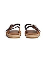 braune Wildledersandalen von Tommy Hilfiger