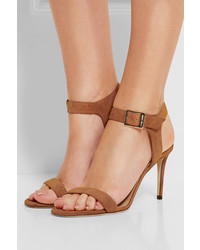 braune Wildledersandalen von Jimmy Choo