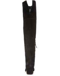 braune Wildlederstiefel von Club Monaco