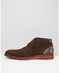 braune Wildlederstiefel von Ted Baker