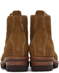 braune Wildlederstiefel von VISVIM