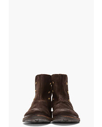 braune Wildlederstiefel von Fiorentini+Baker