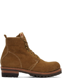 braune Wildlederstiefel von VISVIM