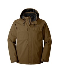 braune Windjacke von Eddie Bauer