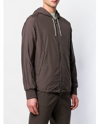 braune Windjacke von Ermenegildo Zegna