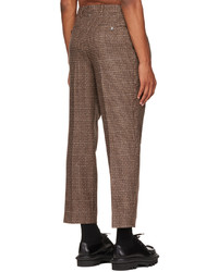 braune Wollchinohose von Dries Van Noten