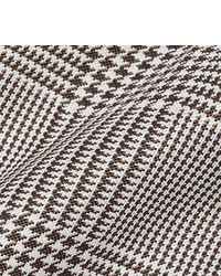 braune Wollkrawatte mit Hahnentritt-Muster von Kingsman