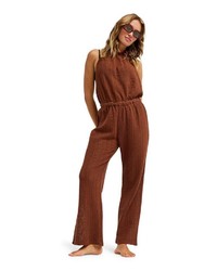 brauner Jumpsuit von Roxy