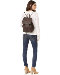 brauner Leder Rucksack von Jerome Dreyfuss