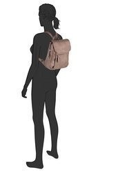 brauner Leder Rucksack von Gabor
