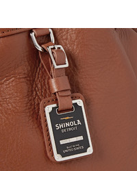 brauner Leder Rucksack von Shinola