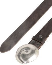 brauner Ledergürtel von Rettungsring Gürtel
