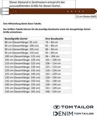 brauner Ledergürtel von Tom Tailor