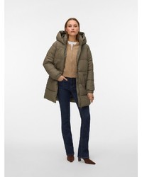 brauner Ledermantel von Vero Moda