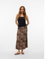 brauner Maxirock von Vero Moda