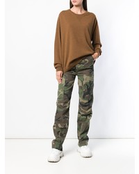 brauner Oversize Pullover von P.A.R.O.S.H.