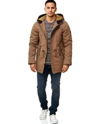 brauner Parka von INDICODE