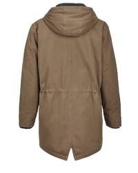 brauner Parka von MEN PLUS BY HAPPY SIZE