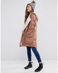 brauner Parka von Asos