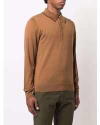 brauner Polo Pullover von PS Paul Smith