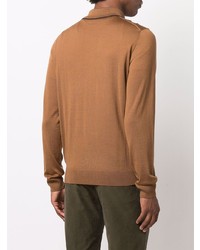 brauner Polo Pullover von PS Paul Smith