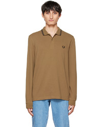 brauner Polo Pullover von Fred Perry