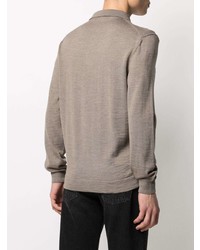 brauner Polo Pullover von Lemaire