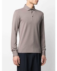 brauner Polo Pullover von Cruciani