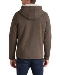 brauner Pullover mit einem Kapuze von BLEND