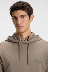 brauner Pullover mit einem Kapuze von Boss Orange