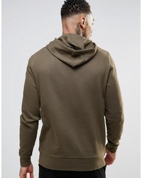 brauner Pullover mit einem Kapuze von Asos