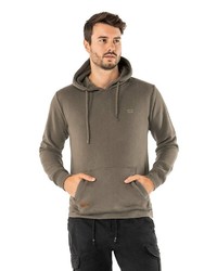 brauner Pullover mit einem Kapuze von Eight2Nine