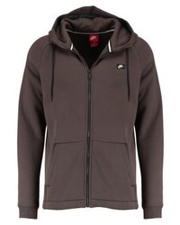 brauner Pullover mit einem Kapuze von Nike