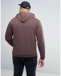 brauner Pullover mit einem Kapuze von Asos