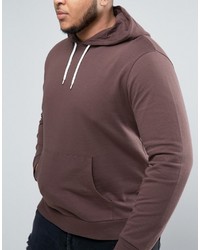 brauner Pullover mit einem Kapuze von Asos