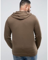 brauner Pullover mit einem Kapuze von Asos