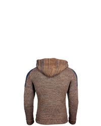 brauner Pullover mit einem Kapuze von RUSTY NEAL