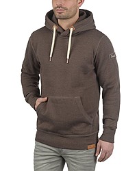 brauner Pullover mit einem Kapuze von Solid