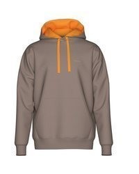 brauner Pullover mit einem Kapuze von Trigema